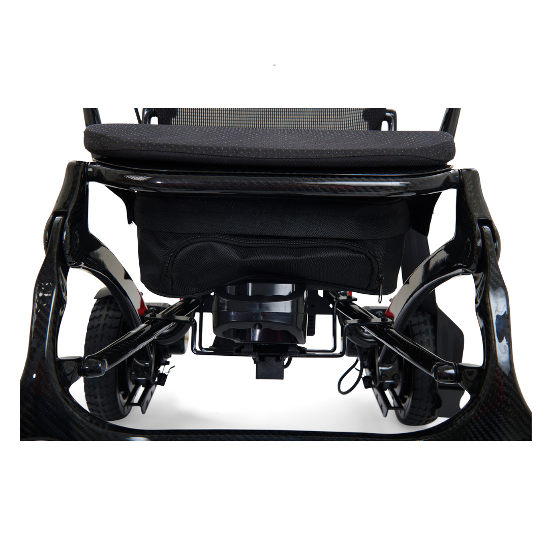 Golden Tech Cricket Carbon Fiber Foldable Travel Power Wheelchair - bottom