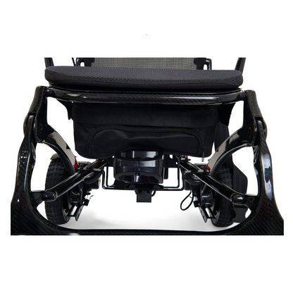 Golden Tech Cricket Carbon Fiber Foldable Travel Power Wheelchair - bottom