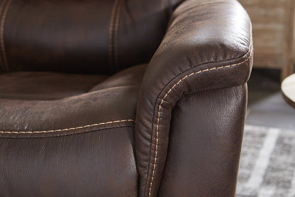 Golden Tech DeLuna™ Series Dione Luxury Power Lift Recliners - arm rest up close