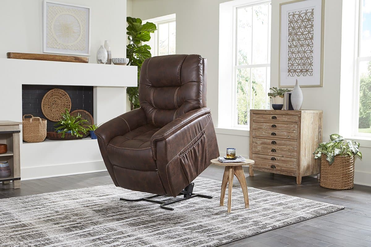 Golden Tech DeLuna™ Series Dione Luxury Power Lift Recliners - in lifted position