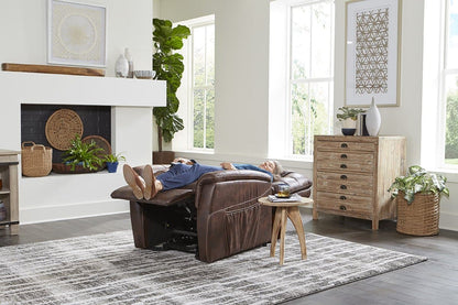 Golden Tech DeLuna™ Series Dione Luxury Power Lift Recliners - with fully reclined user