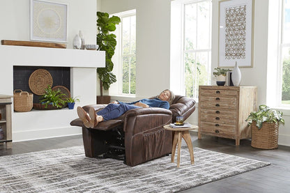 Golden Tech DeLuna™ Series Dione Luxury Power Lift Recliners - with reclined user