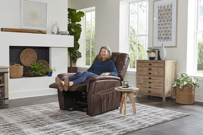 Golden Tech DeLuna™ Series Dione Luxury Power Lift Recliners - with seated user