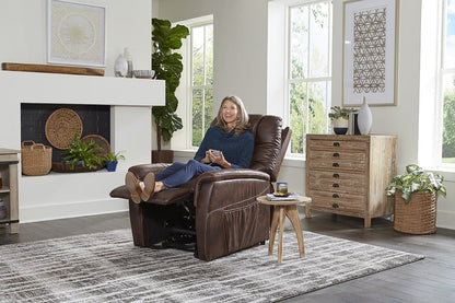 Golden Tech DeLuna™ Series Dione Luxury Power Lift Recliners - with seated user