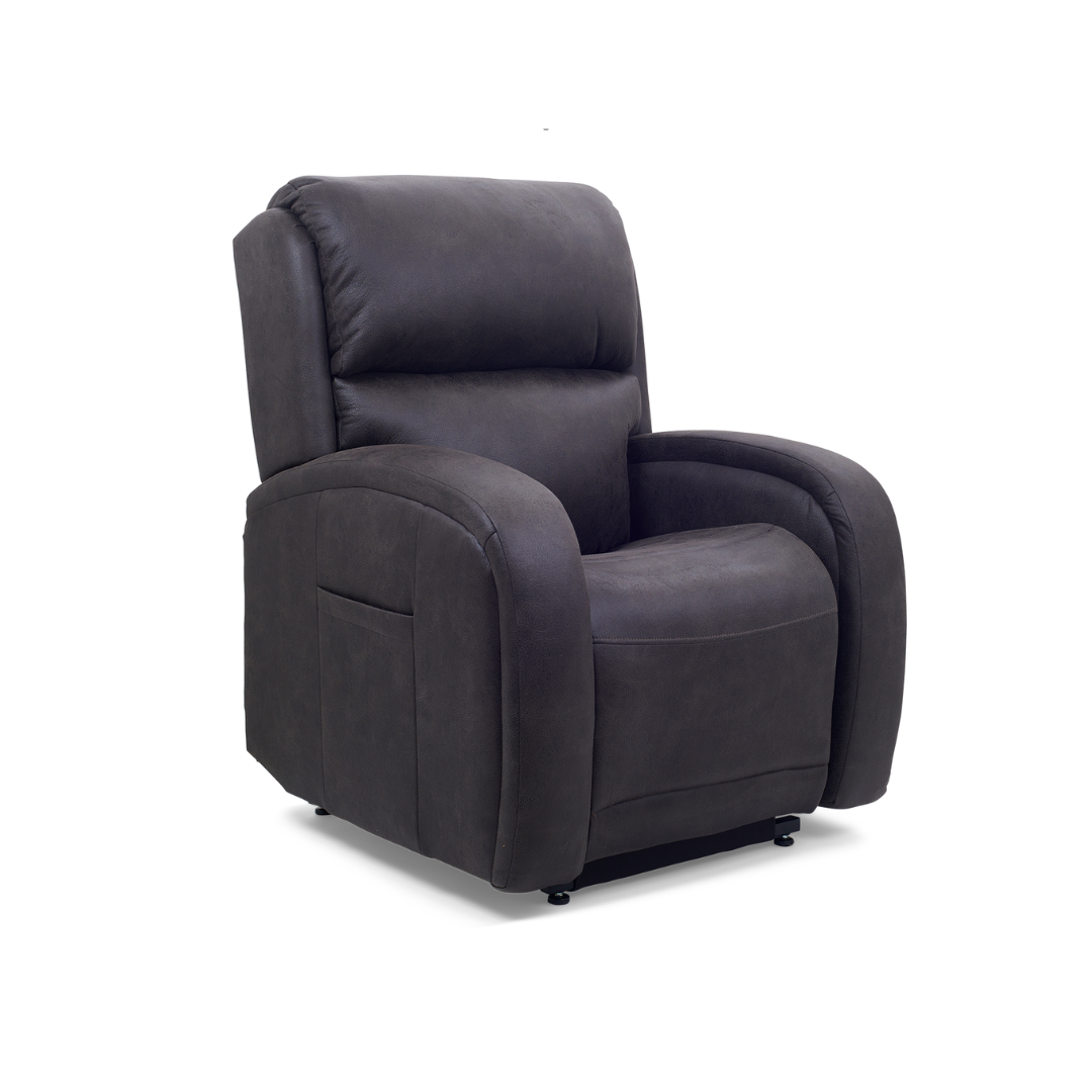 Golden Tech EZ Sleeper Assisted Lift Recliner with Twilight & Power Lumbar - Black Onyx