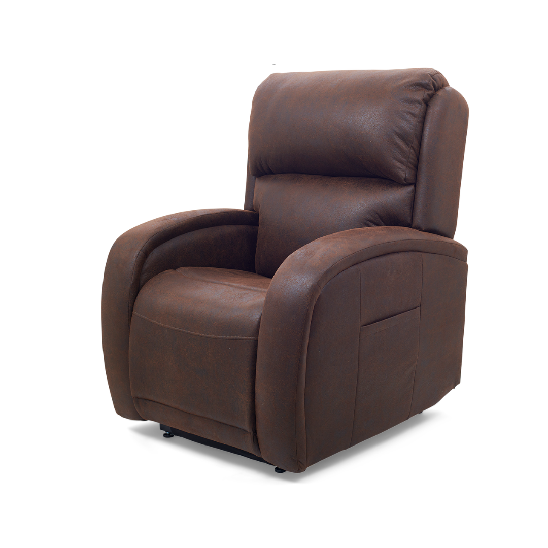 Golden Tech EZ Sleeper Assisted Lift Recliner with Twilight & Power Lumbar - Coffee Bean