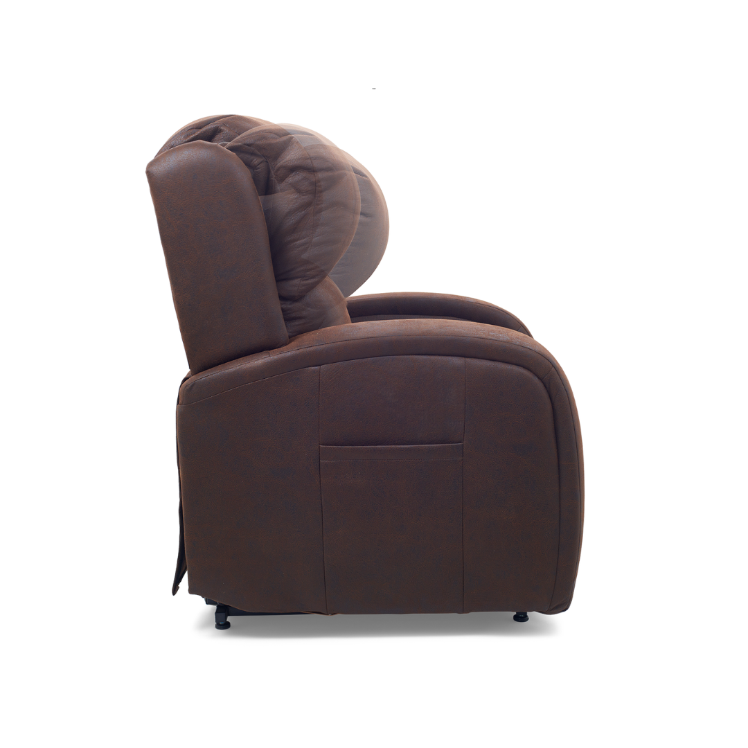 Golden Tech EZ Sleeper Assisted Lift Recliner with Twilight & Power Lumbar - Coffee Bean