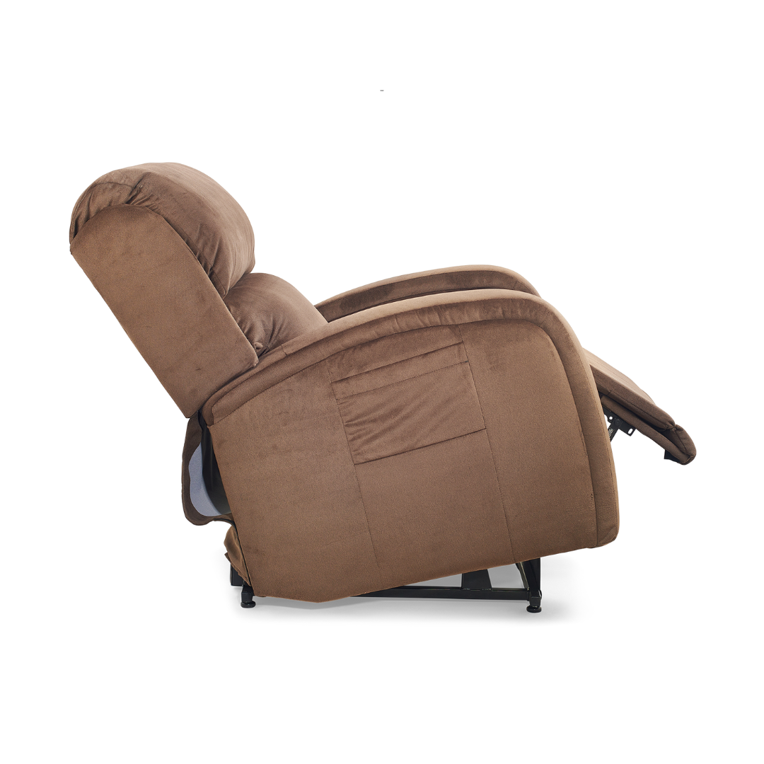 Golden Tech EZ Sleeper Assisted Lift Recliner with Twilight & Power Lumbar - Hazelnut