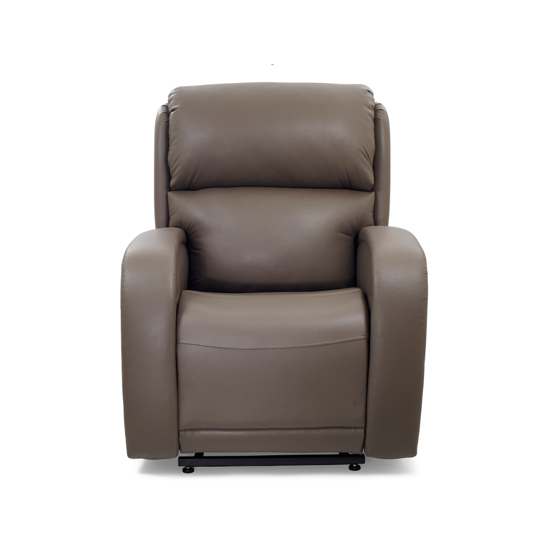 Golden Tech EZ Sleeper Assisted Lift Recliner with Twilight & Power Lumbar - Iron in seated position