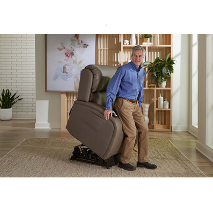 Golden Tech EZ Sleeper Assisted Lift Recliner with Twilight & Power Lumbar - Placed indoor with lift function enabled
