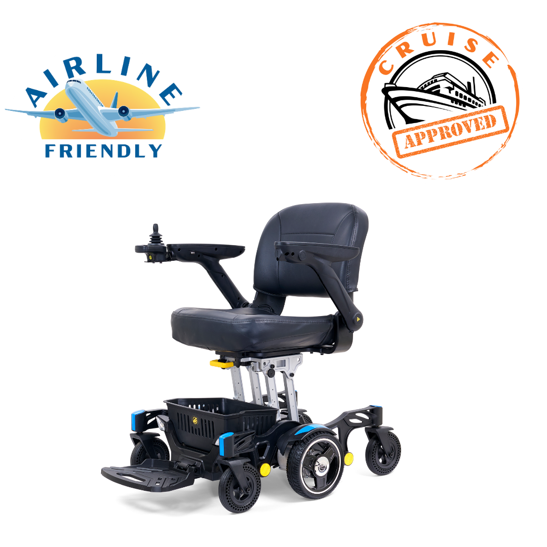 Golden Tech GP130  FAA Approved Buzzaround CarryOn Portable Power Wheelchair