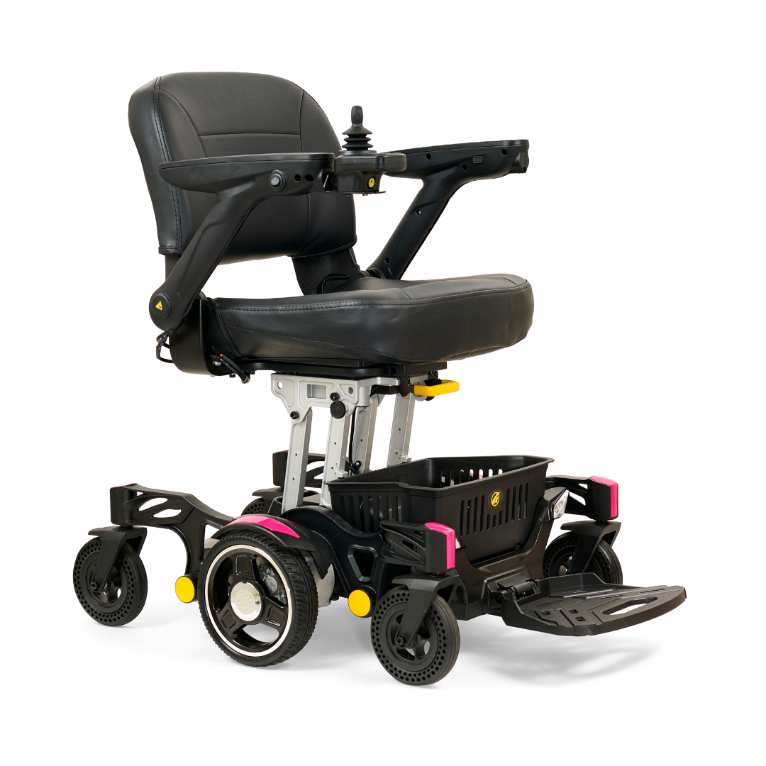 Golden Tech GP130  FAA Approved Buzzaround CarryOn Portable Power Wheelchair - Orchid Pink