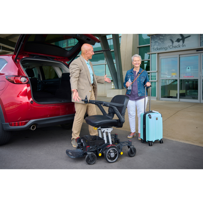 Golden Tech GP130  FAA Approved Buzzaround CarryOn Portable Power Wheelchair - about to be packed in to trunk