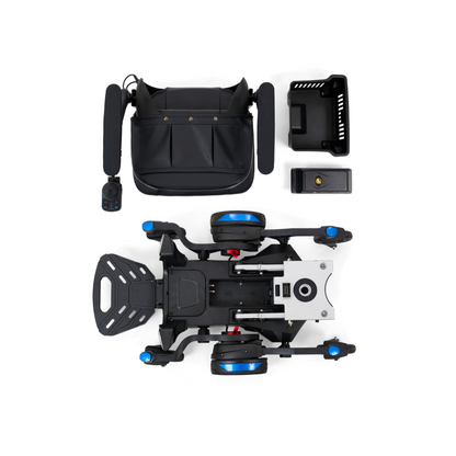 Golden Tech GP130  FAA Approved Buzzaround CarryOn Portable Power Wheelchair - disassembled