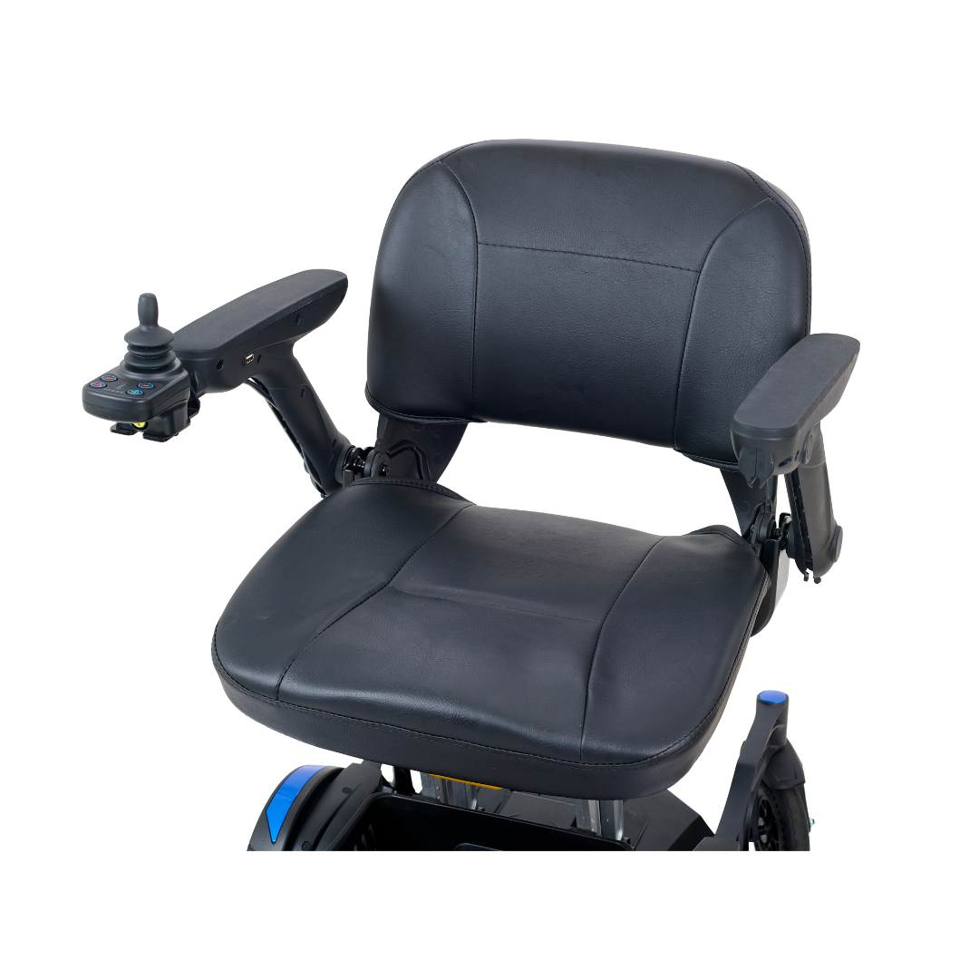 Golden Tech GP130  FAA Approved Buzzaround CarryOn Portable Power Wheelchair - seat