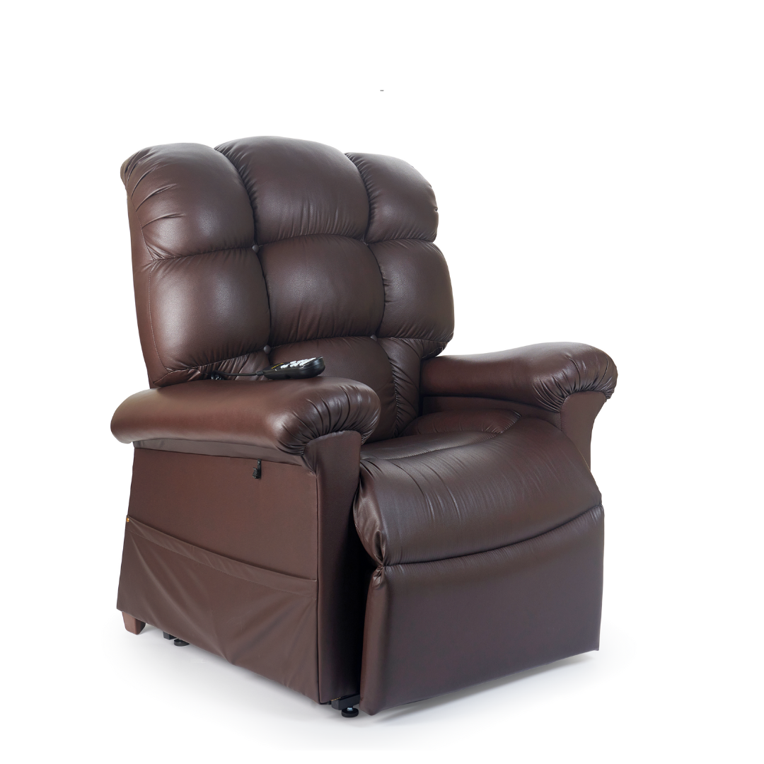Golden Tech MaxiComfort Cloud Twilight Assisted Lift Reclining Chairs - Beet Root
