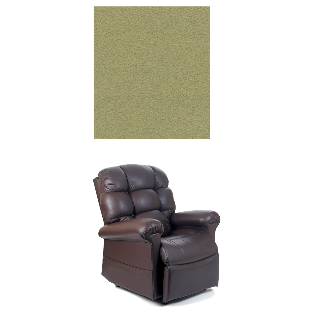 Golden Tech MaxiComfort Cloud Twilight Assisted Lift Reclining Chairs - Celery