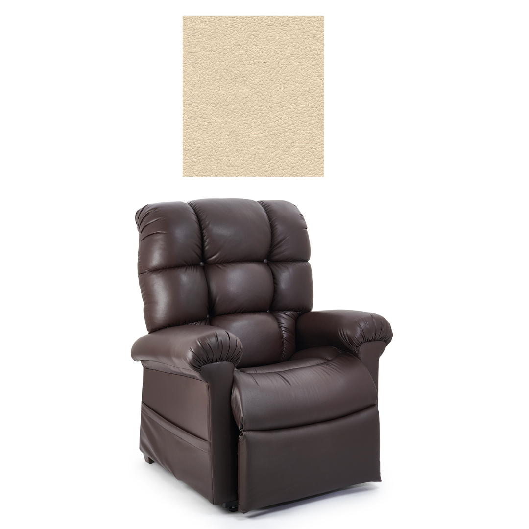 Golden Tech MaxiComfort Cloud Twilight Assisted Lift Reclining Chairs - Cream