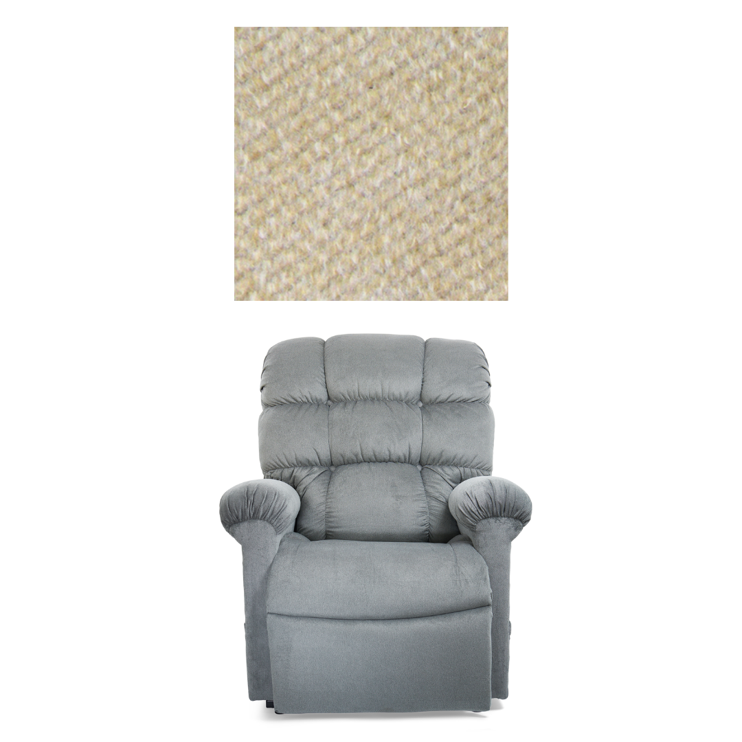Golden Tech MaxiComfort Cloud Twilight Assisted Lift Reclining Chairs - Limestone