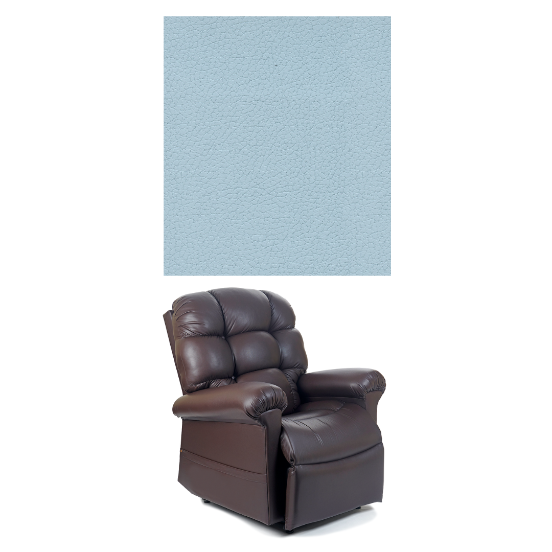 Golden Tech MaxiComfort Cloud Twilight Assisted Lift Reclining Chairs - Sterling Blue