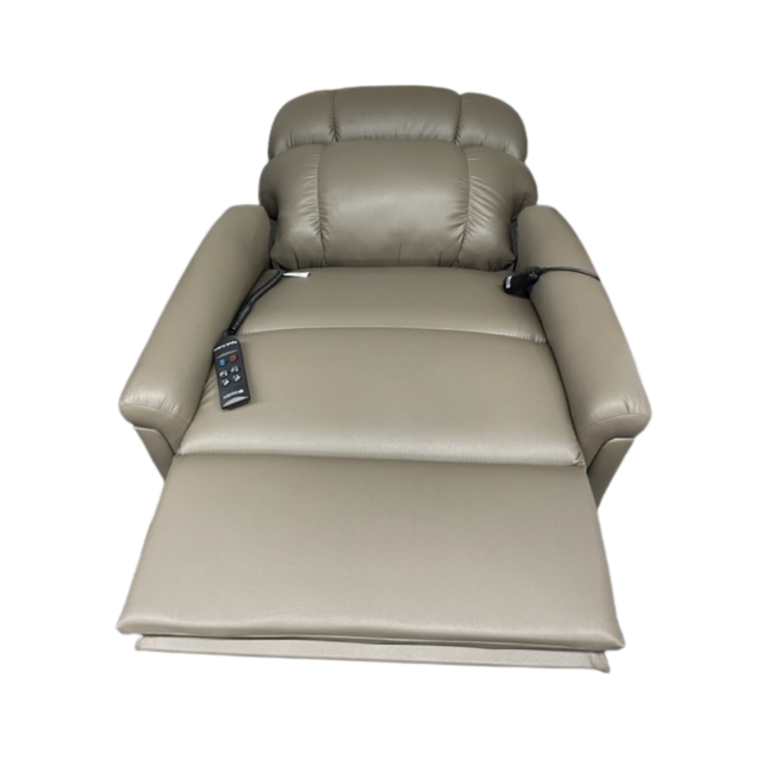 Golden Tech PR531 Comforter Power Lift Recliners - Small & Medium - Iron in full reclined position