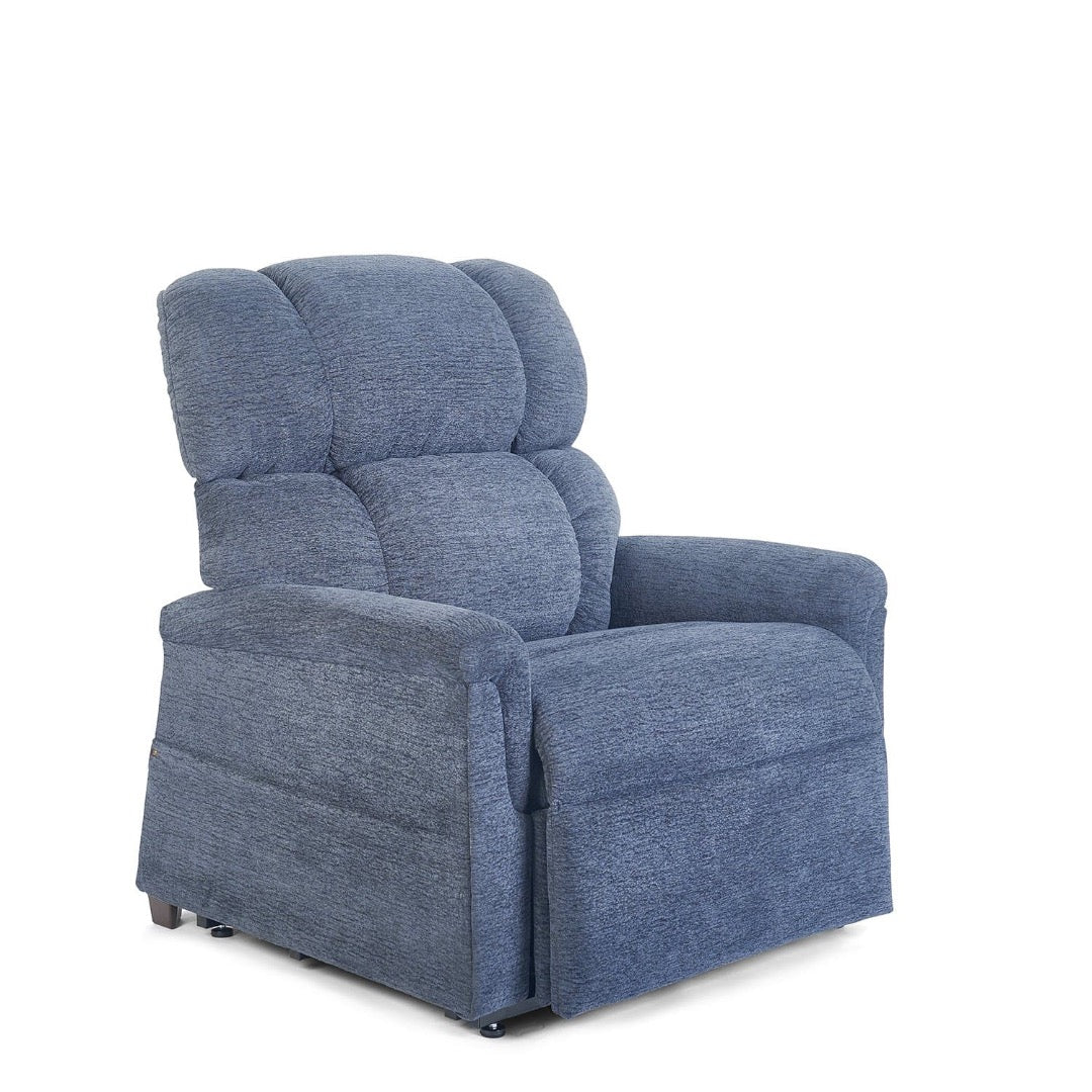 Golden Tech PR531 Comforter Power Lift Recliners - Small & Medium - Oxford in seated position facing front right