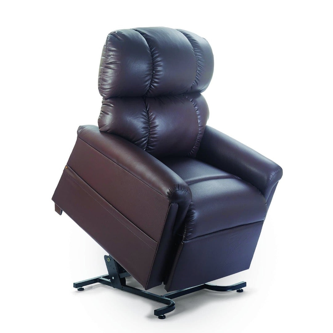 Golden Tech PR535 MaxiComforter Power Lift Recliners - Small & Medium - Coffee Bean in lifted position