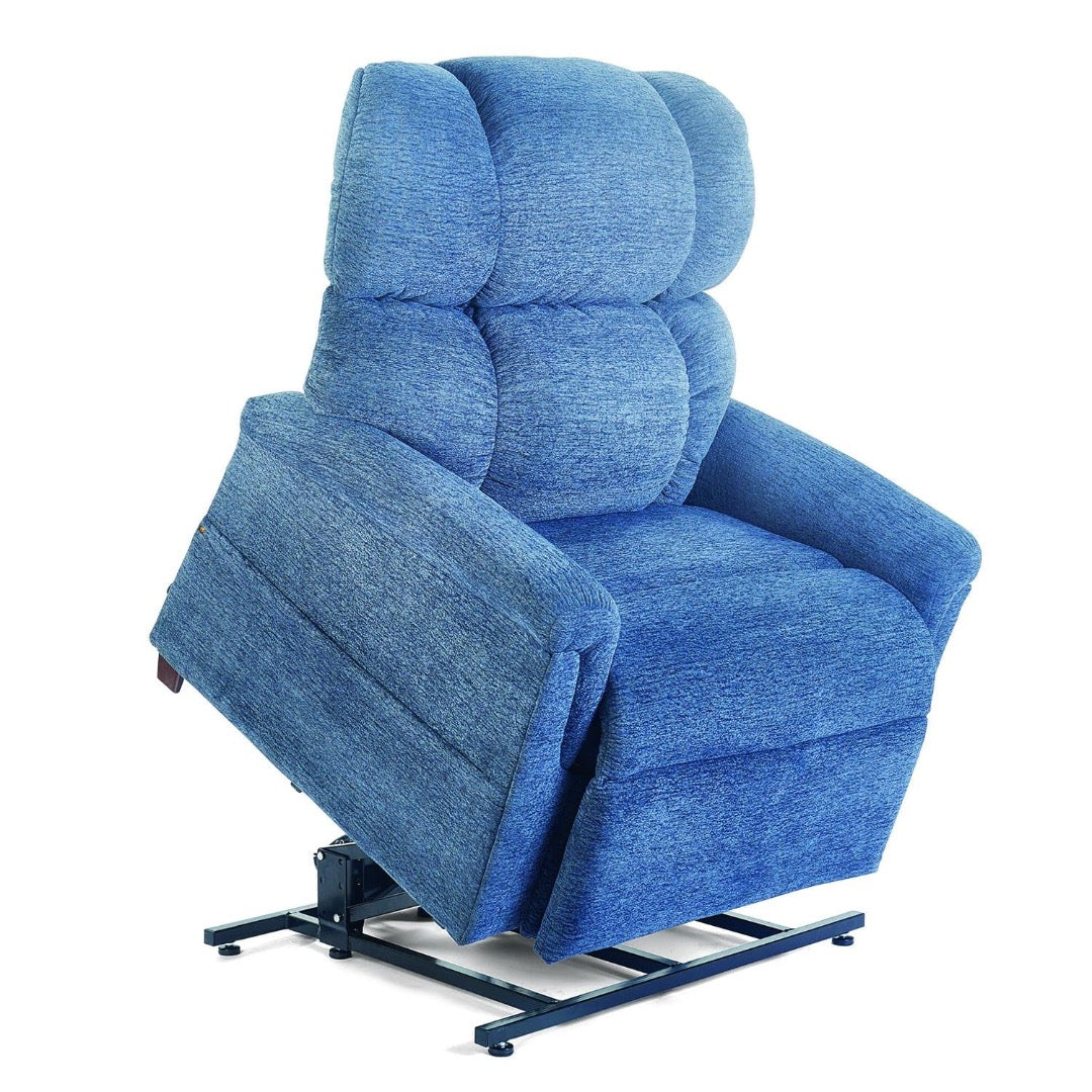 Golden Tech PR535 MaxiComforter Power Lift Recliners - Small & Medium - Oxford lifted position