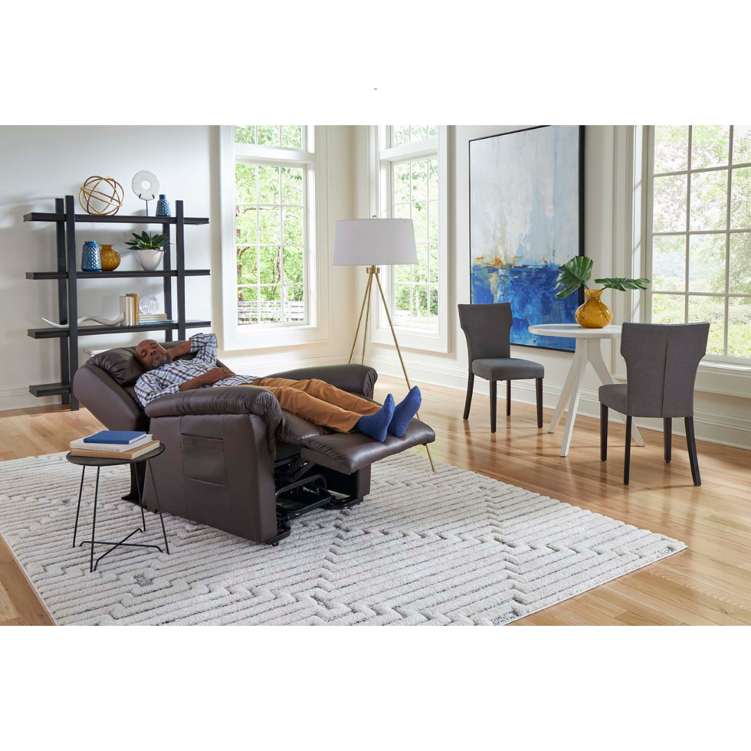 Golden Tech PR766 Relaxer MaxiComfort® Ultimate Recliner with Assisted Lift - Medium - with user napping