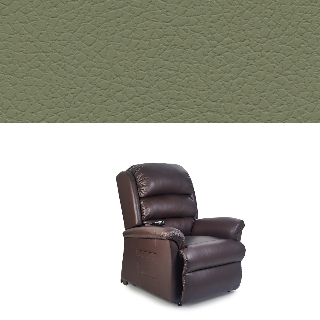 Golden Tech PR766 Relaxer MaxiComfort® Ultimate Recliner with Assisted Lift - Small - Dill
