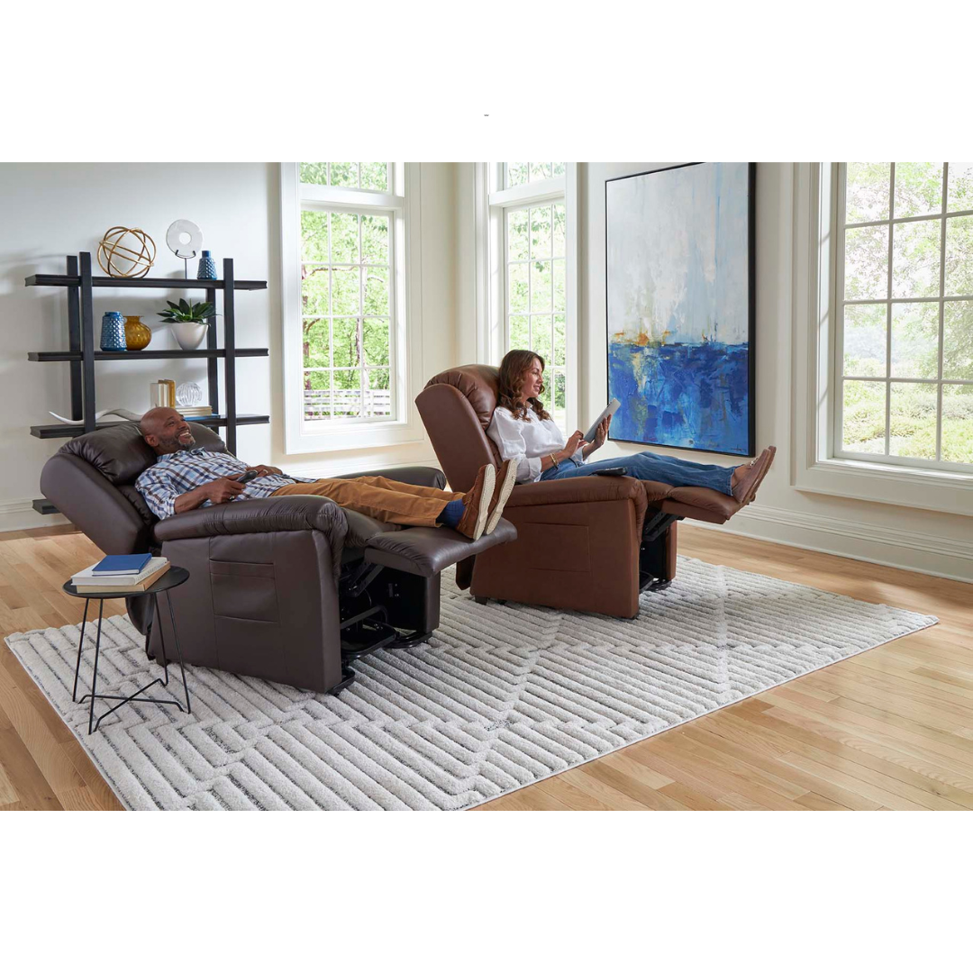 Golden Tech PR766 Relaxer MaxiComfort® Ultimate Recliner with Assisted Lift - Small - with users