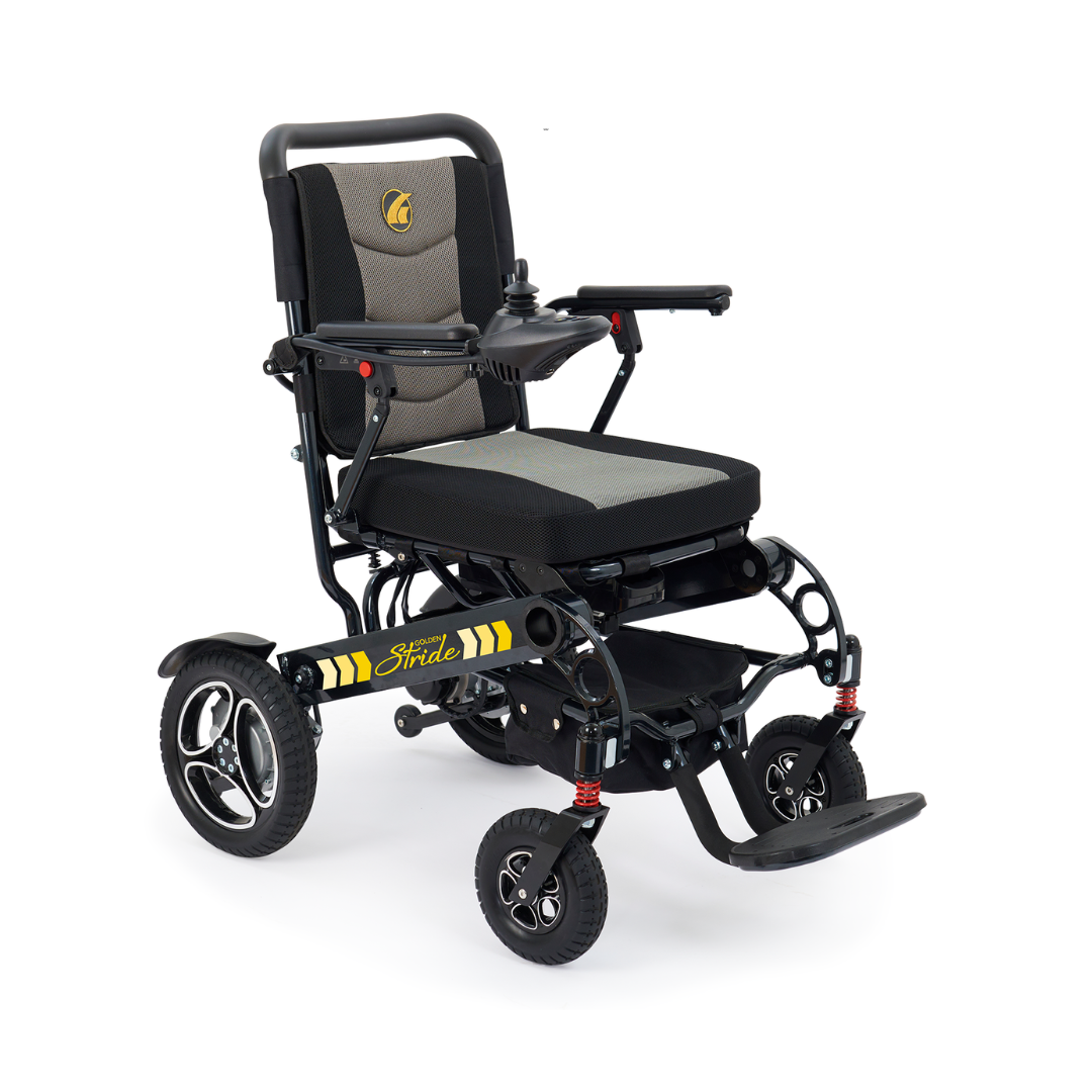 Golden Tech Stride Aluminum Foldable Travel Power Wheelchair 