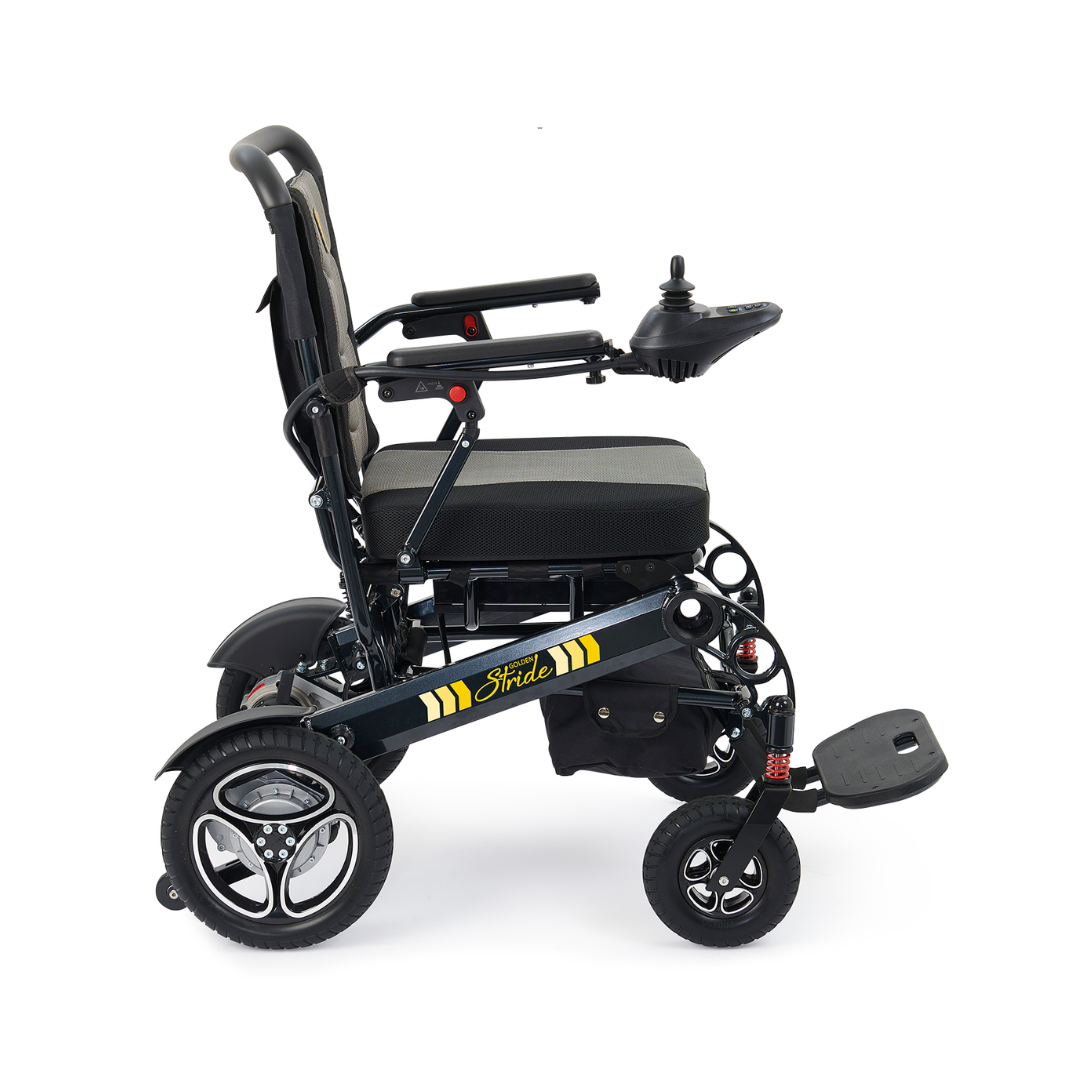 Golden Tech Stride Aluminum Foldable Travel Power Wheelchair - Right