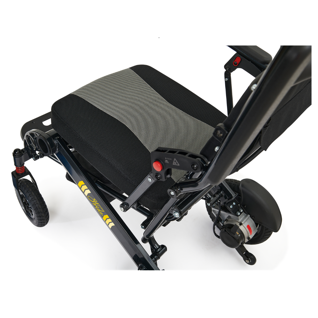 Golden Tech Stride Aluminum Foldable Travel Power Wheelchair - Seat