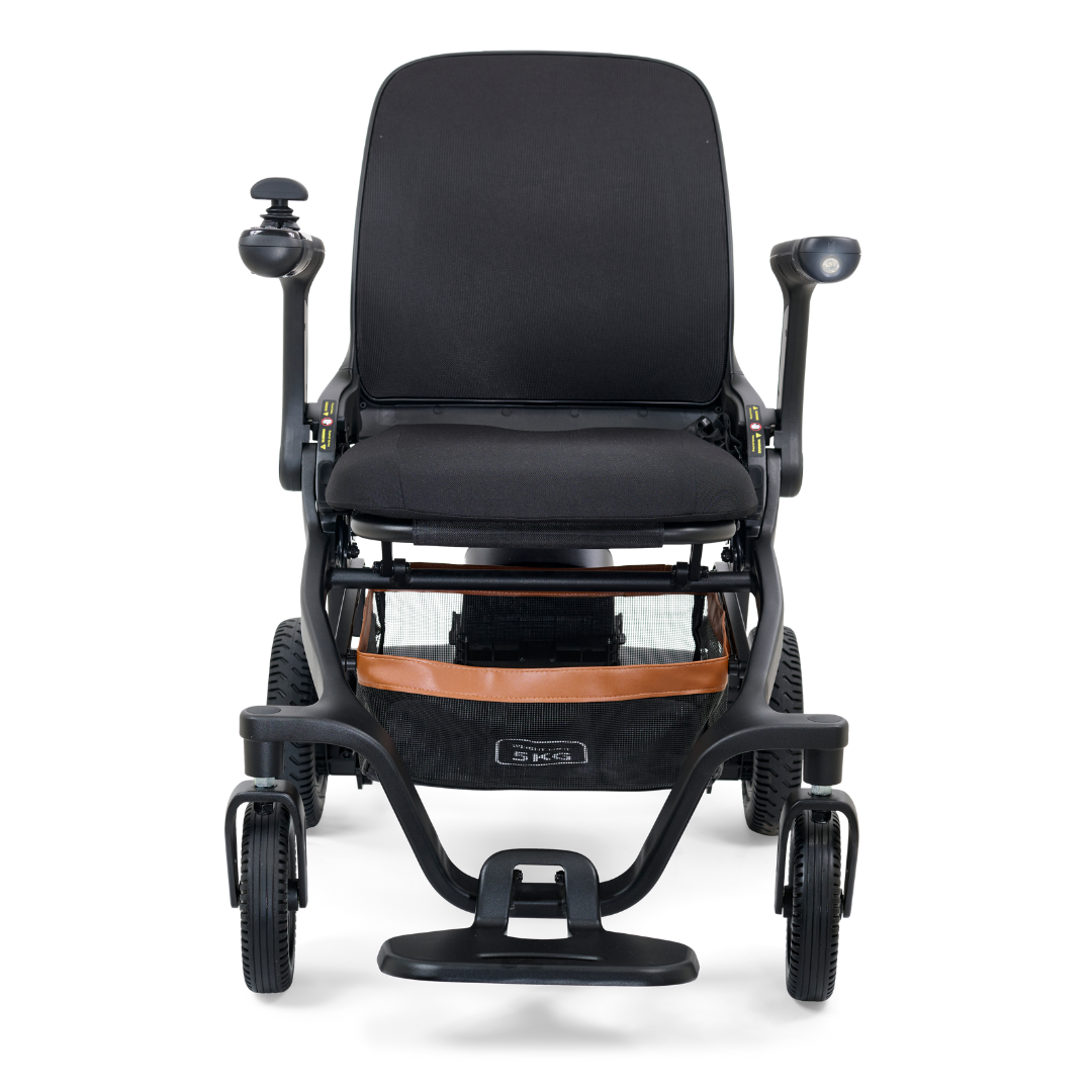 Golden Technologies Ally Lightweight Folding Electric Smart Chair - Black front