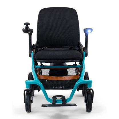 Golden Technologies Ally Lightweight Folding Electric Smart Chair - Teal front