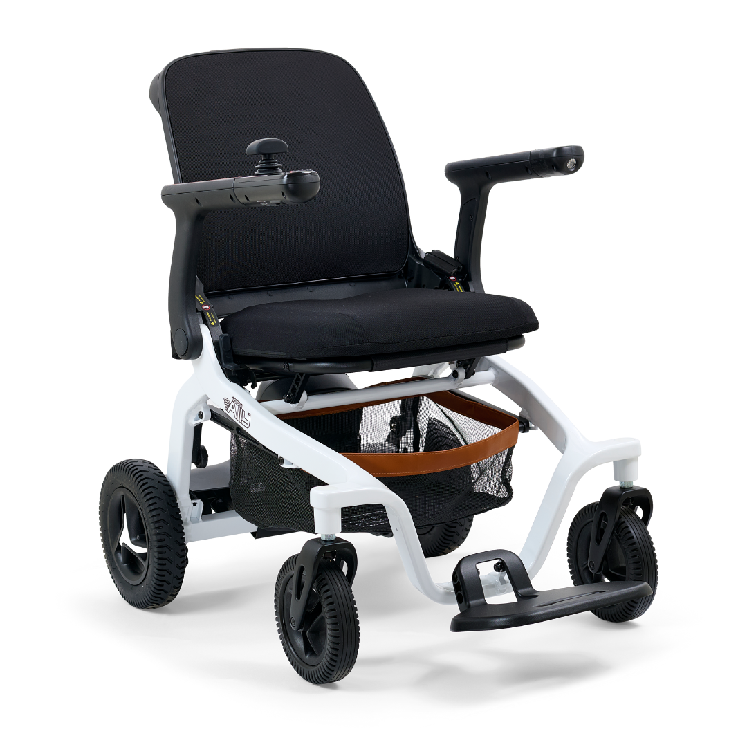Golden Technologies Ally Lightweight Folding Electric Smart Chair - White