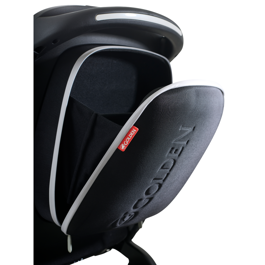 Golden Technologies Ally Lightweight Folding Electric Smart Chair - storage