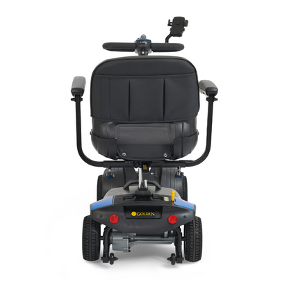 Golden Technologies Buzzaround XL 4-Wheel Long Range Mobility Scooter - Blue rear