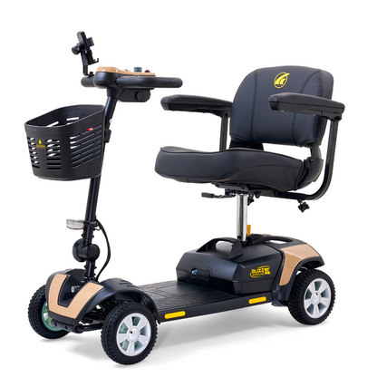 Golden Technologies Buzzaround XL 4-Wheel Long Range Mobility Scooter - Desert Tan left