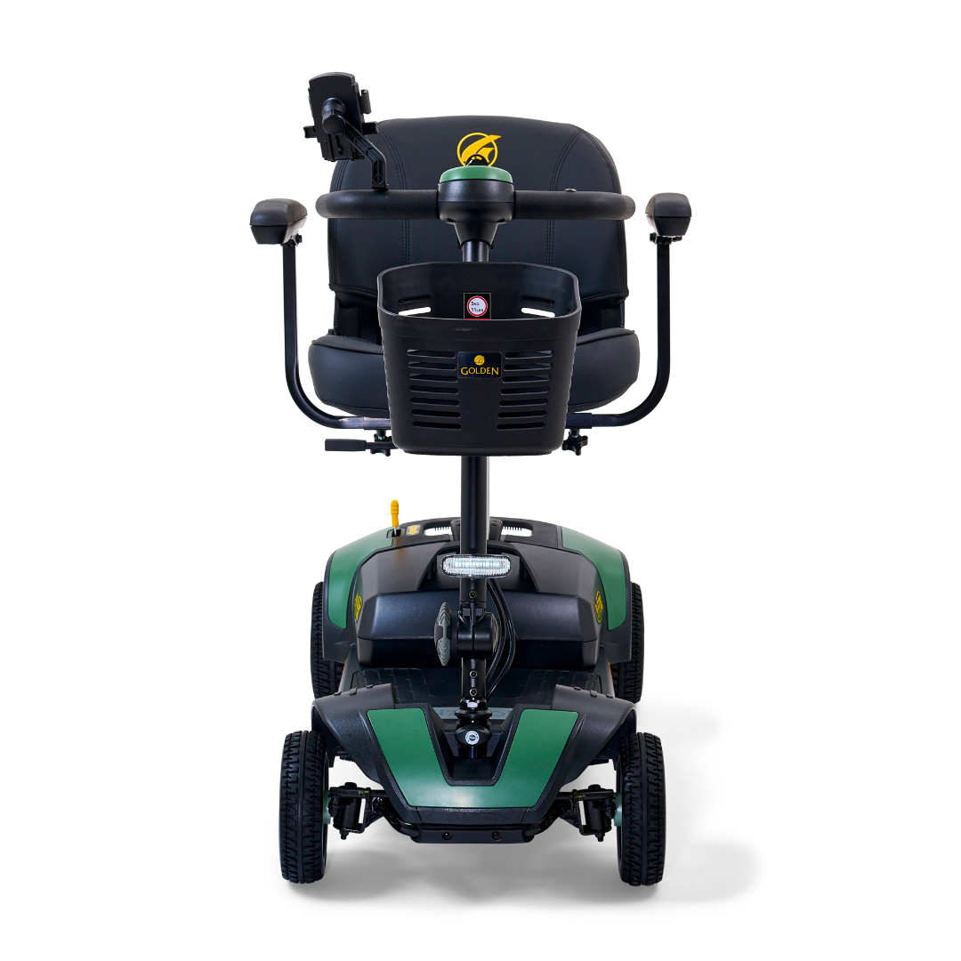 Golden Technologies Buzzaround XL 4-Wheel Long Range Mobility Scooter - Green front