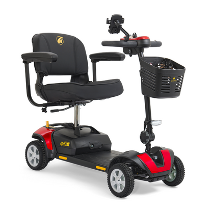 Golden Technologies Buzzaround XL 4-Wheel Long Range Mobility Scooter - Red