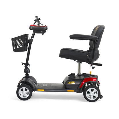 Golden Technologies Buzzaround XL 4-Wheel Long Range Mobility Scooter - Red Left