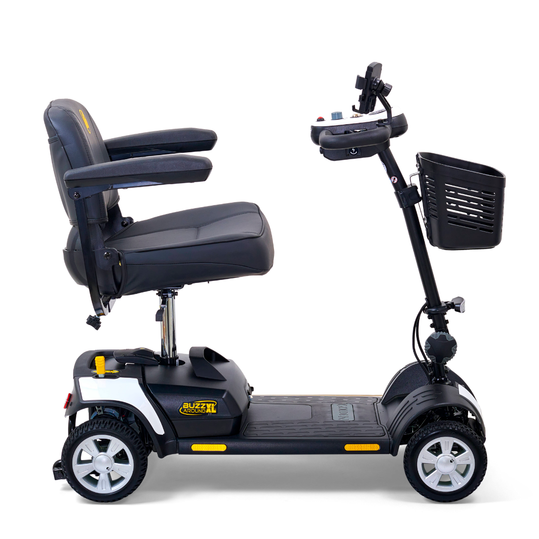 Golden Technologies Buzzaround XL 4-Wheel Long Range Mobility Scooter - White