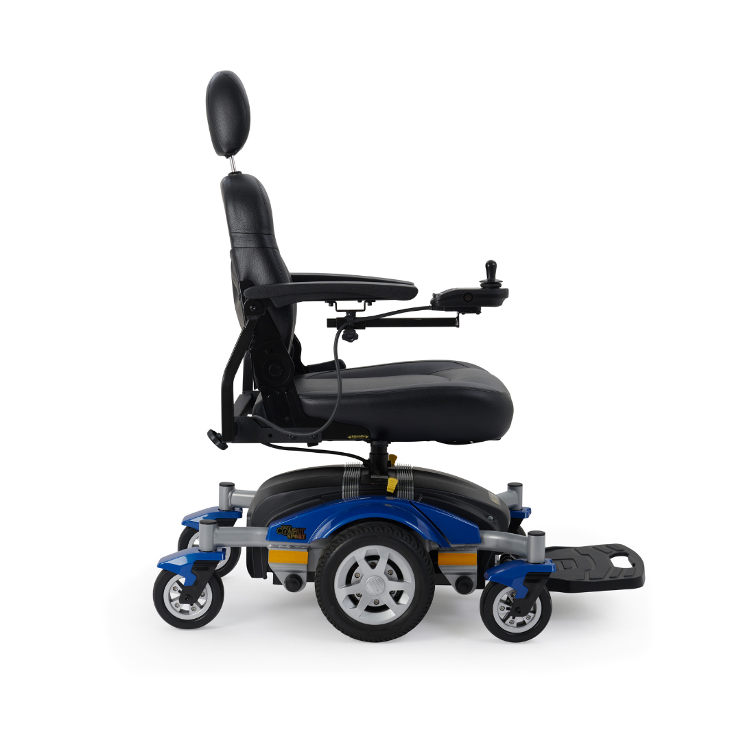 Golden Technologies Compass Sport PowerChair with 24 Mile Range - Blue right