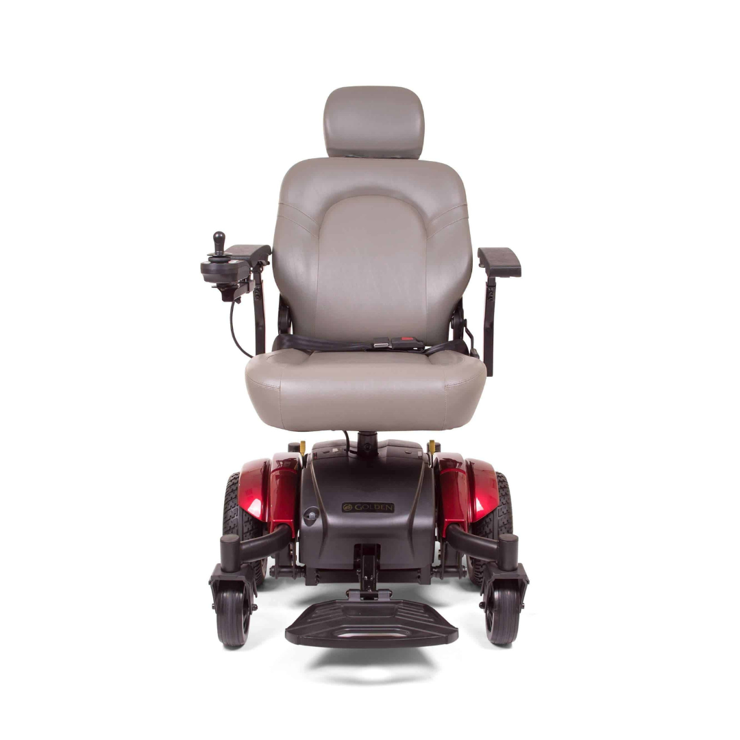 Golden Technologies Compass Sport PowerChair with 24 Mile Range - Red front