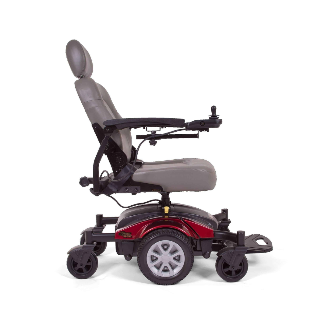 Golden Technologies Compass Sport PowerChair with 24 Mile Range - Red right