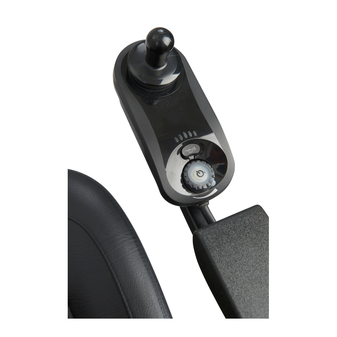 Golden Technologies Compass Sport PowerChair with 24 Mile Range - navigation stick and control panel