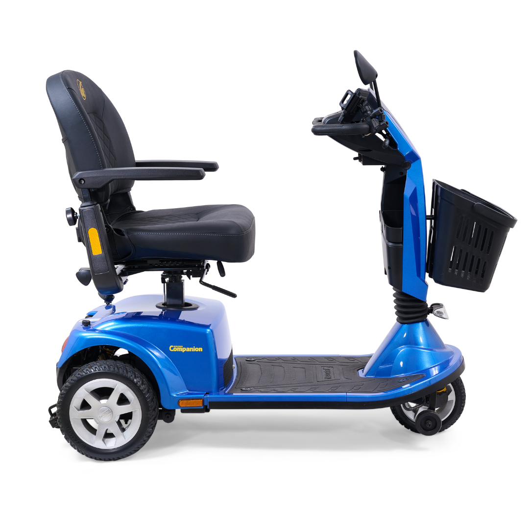 Golden Technologies GC340 Companion Luxury 3 Wheel Full Size Scooter - Blue right