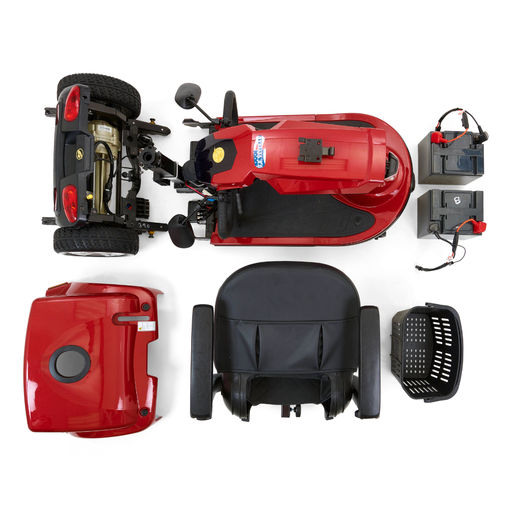 Golden Technologies GC340 Companion Luxury 3 Wheel Full Size Scooter - Parts
